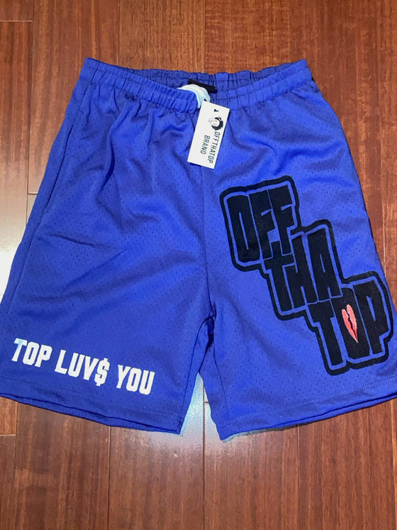 “Top Luv$ You” Mesh Shorts